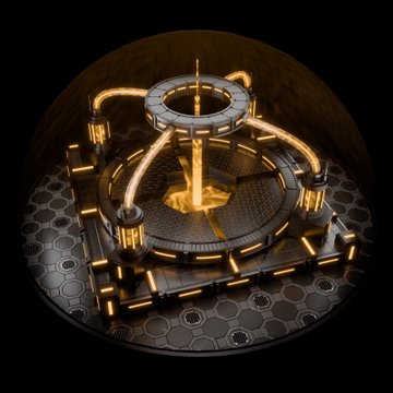 Forgeite Mine, in-game render